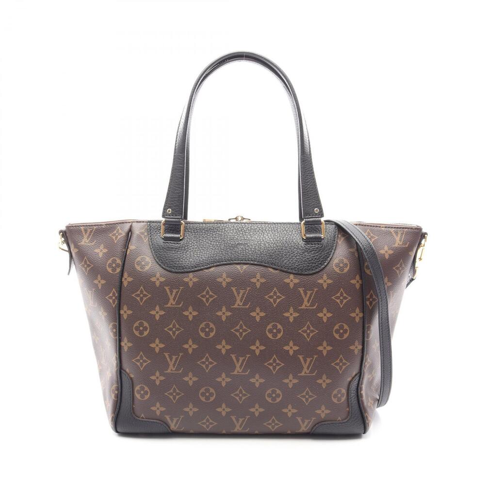 Louis Vuitton Estrella Monogram Tote Bag Canvas Leather Brown Black